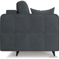 Диван Мебель-АРС Снеп (велюр серо-синий HB-178 26)