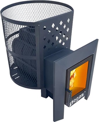 Банная печь Пегас Легион 22 ДТ 4 Стекло (чугун)