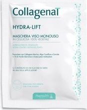 Pharmalife Research Тканевая маска Collagenat hydra-lift mask увлажн., питательная с морским коллагеном, водорослями и икрой сибирского осетра 15 г