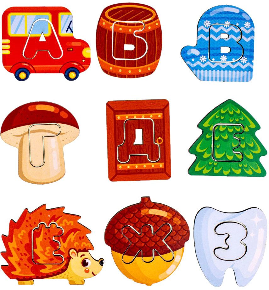 

Алфавит WoodLand Toys Азбука 156107