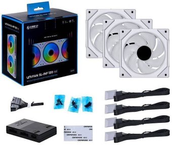Комплект вентиляторов для корпуса с контроллером Lian Li Uni Fan SL Infinity 120 G99.12SLIN3W.R0