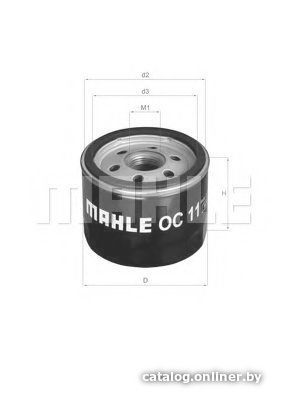 Масляный фильтр Mahle Knecht OC11