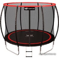 Батут V2 Trampoline Redline 10FT 312 см (с внешней сеткой и лестницей)