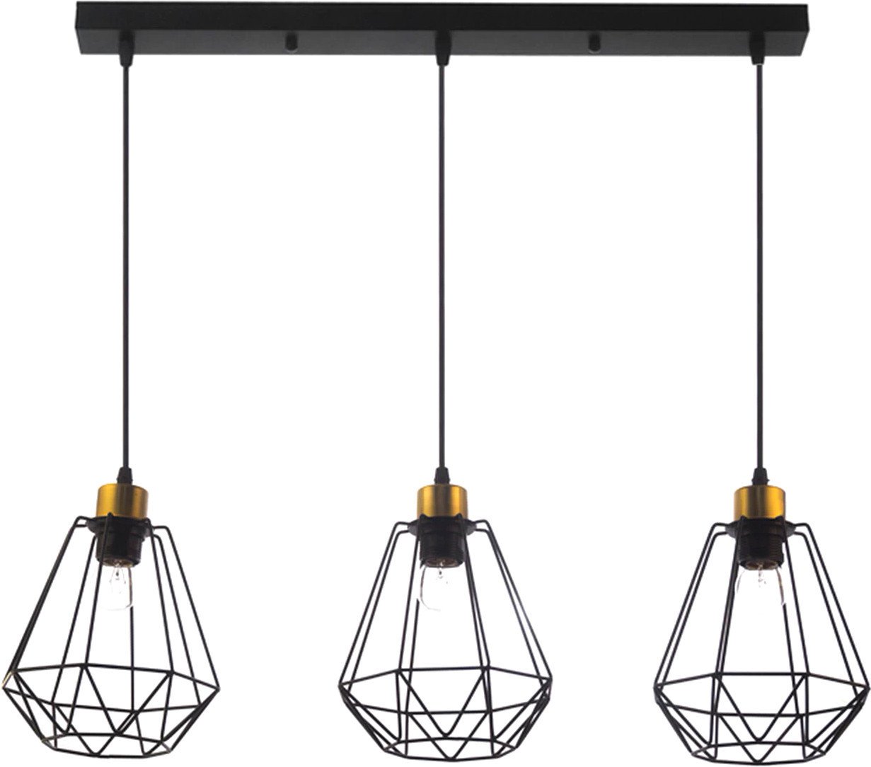 

Подвесная люстра Aitin Pro 8815/3 черный/бронза