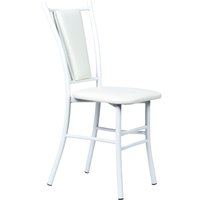 Стул ВВР Марсель (белый/белый, экокожа)