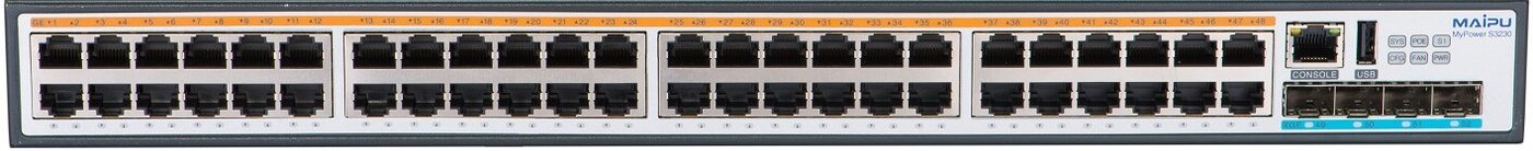 

Управляемый коммутатор 2-го уровня Maipu S3230-54TXF-AC