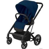 Универсальная коляска Cybex Balios S Lux 2020 (2 в 1, черная рама, navy blue)