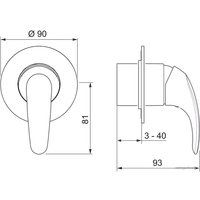 Гигиенический душ Oras Set Polara 1488