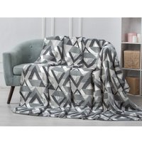 Плед АртПостель Клетка 15-2/6 (150x200, серый/черный)