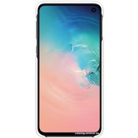 Чехол для телефона Samsung Pattern Cover для Samsung Galaxy S10e (белый/желтый)
