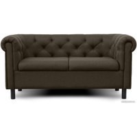 Диван Brioli Винчестер двухместный (J5/коричневый)
