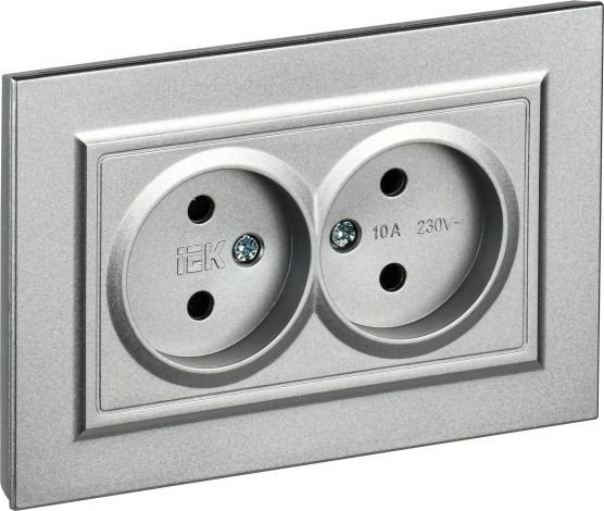 

Розетка IEK Brite BR-R20-10-K47-F