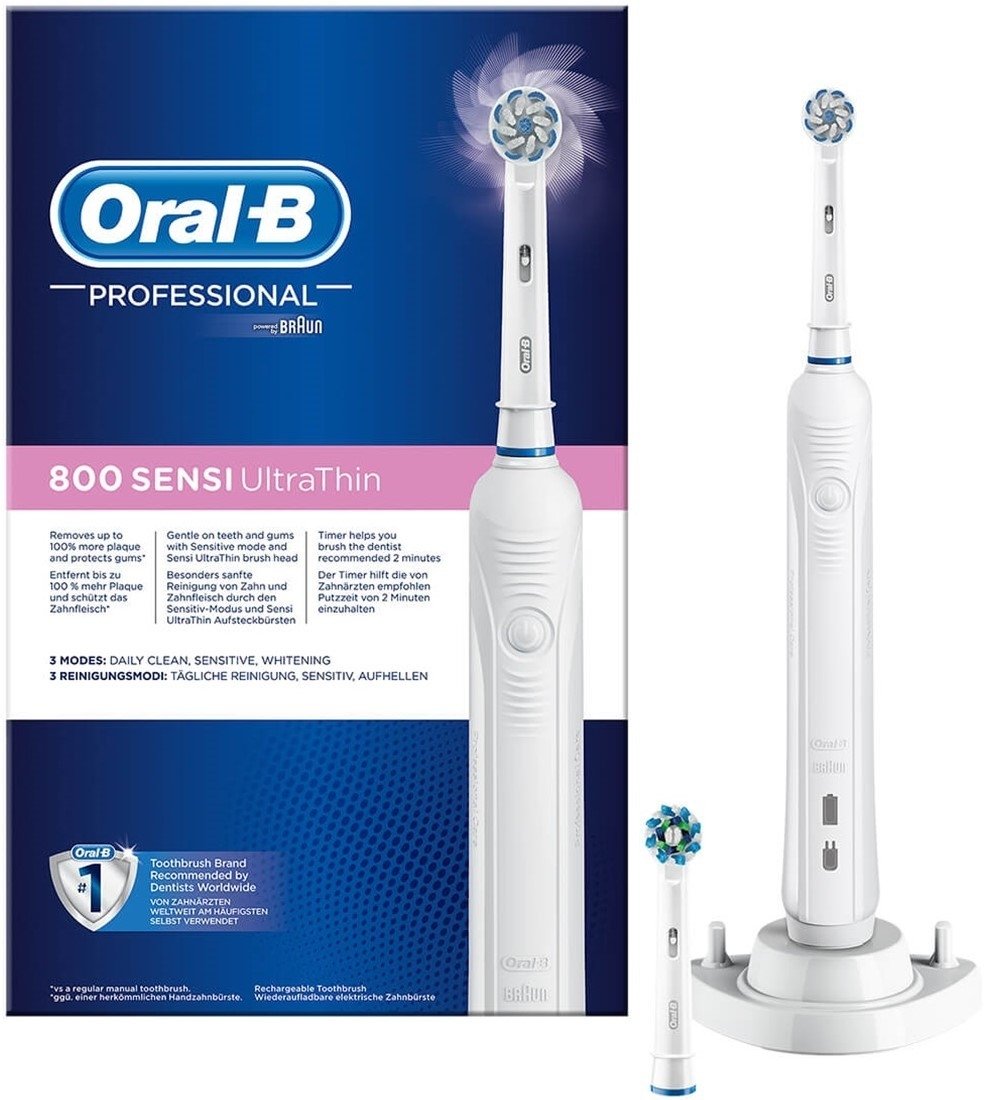 

Электрическая зубная щетка Oral-B Pro 800 Sensi UltraThin D16.524.3U