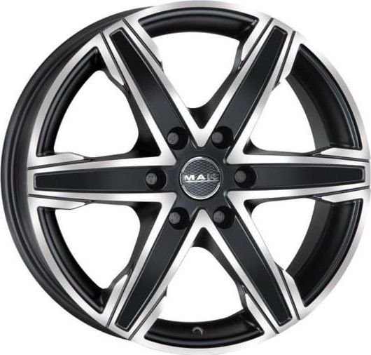 

Литые диски MAK King 6 16x6.5" 6x130мм DIA 84.1мм ET 54мм Ice Black
