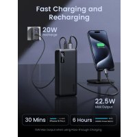 Внешний аккумулятор Ugreen PB312 20000mAh (черный)