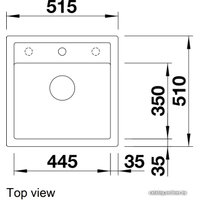 Кухонная мойка Blanco Dalago 5 525871 (черный)