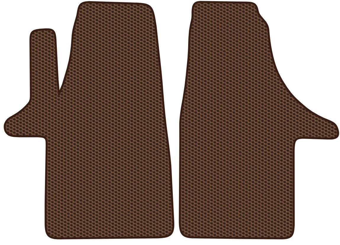 

Комплект ковриков для авто Alicosta Volkswagen Multivan V (минивэн / T5 / 2 места) 2003 - 2009 (коричневый, сота)