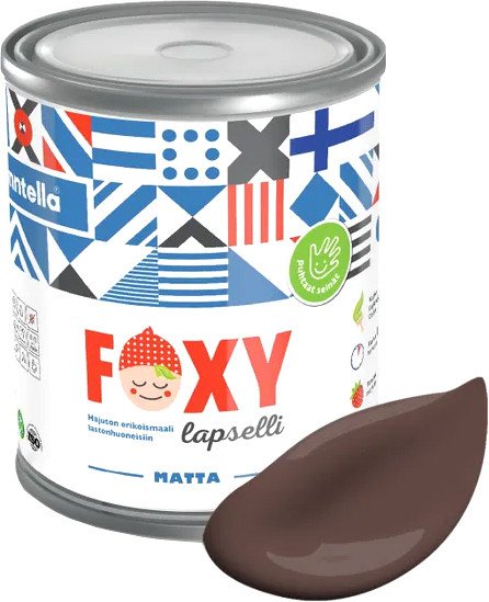 

Краска Finntella Foxy Lapselli Matte Juuri F-50-1-1-FL226 0.9 л (бордовый/коричневый)