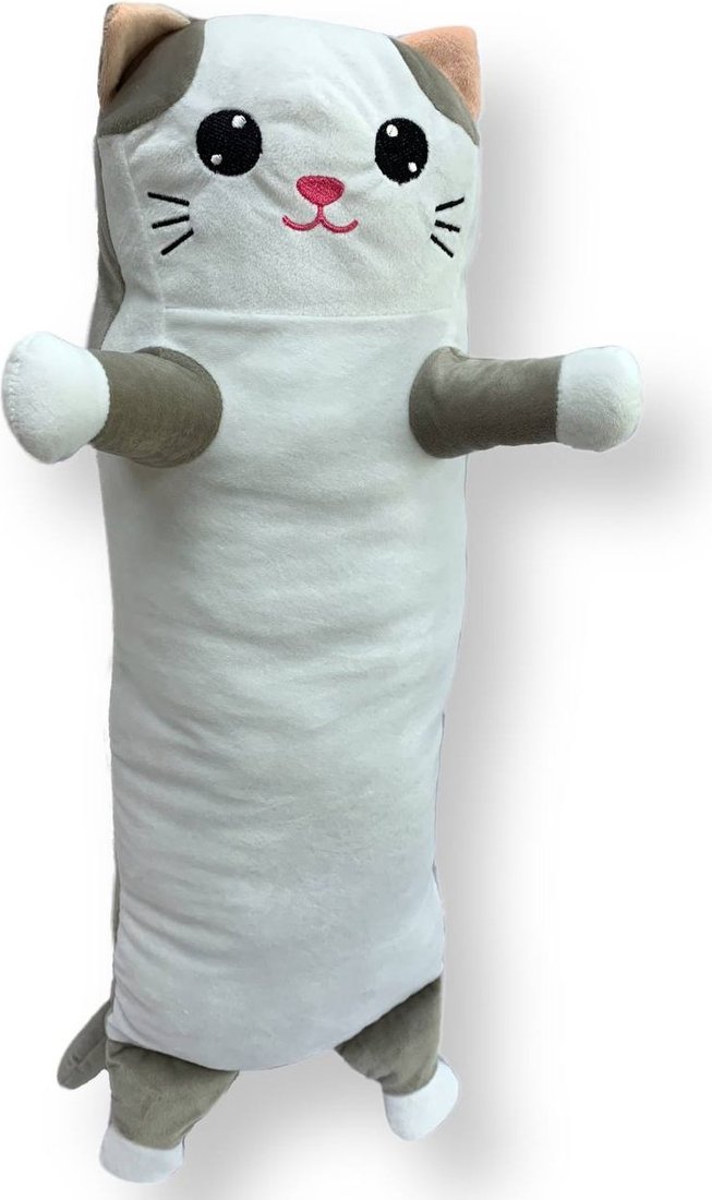 

Игрушка-подушка Мальвина Кот Багет 9.390.1 (серый)