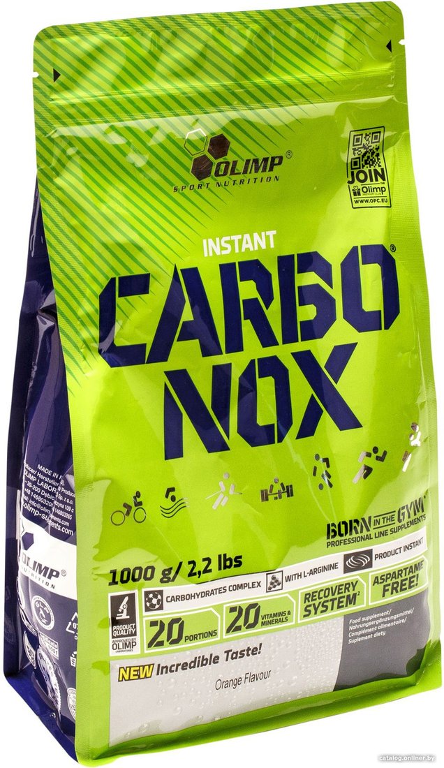 Гейнер Olimp Sport Nutrition Carbonox I00002863 (1 кг, апельсин, пакет)
