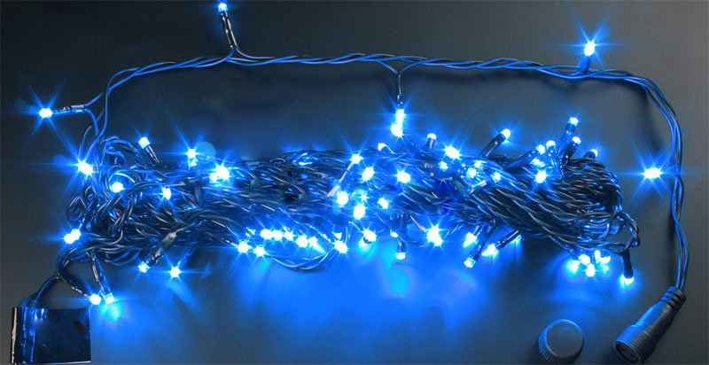 

Новогодняя гирлянда Rich Led Нить RL-S10C-24V-B 10м (синий)
