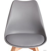 Стул TetChair Tulip Soft mod. 053V (светло-серый HLR 39/натуральный)