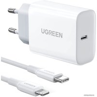 Сетевое зарядное Ugreen CD137 50698 (белый)