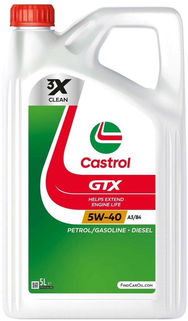 

Моторное масло Castrol GTX 5W-40 A3/B4 5л