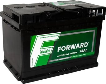Автомобильный аккумулятор Forvard Green L+ (75 А·ч)