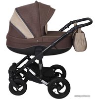 Универсальная коляска Siger Alba (2 в 1, бежевый/коричневый)