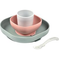 Набор детской посуды Beaba Coffret Repas Silicone Eucalyptus 913507