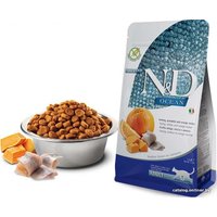 Сухой корм для кошек Farmina N&D Grain Free Ocean Pumpkin Herring & Orange (Сельдь с морской тыквой и апельсином) 300 г