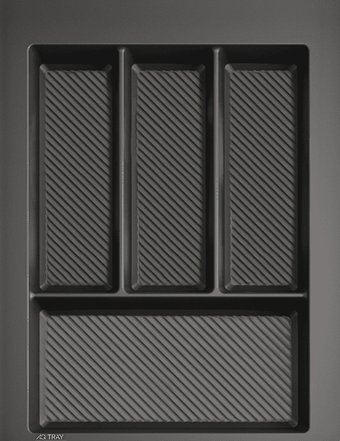 Лоток для столовых приборов REJS Max 400 fs96876 (графит)