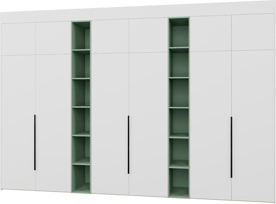 

Шкаф распашной Рэйгрупп Рэй S245-В18-2-EBZ В18-2 (дуб элисон/белый премиум/зеленый самшит)