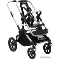 Универсальная коляска Bugaboo Fox 2018 (2 в 1, alu/red melange/waves/dark brown/wood)