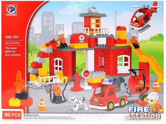 Конструктор Kids Home Toys Пожарная станция 188-101 3667637