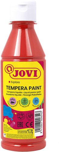 Гуашь Jovi 50207 (250мл, красный)
