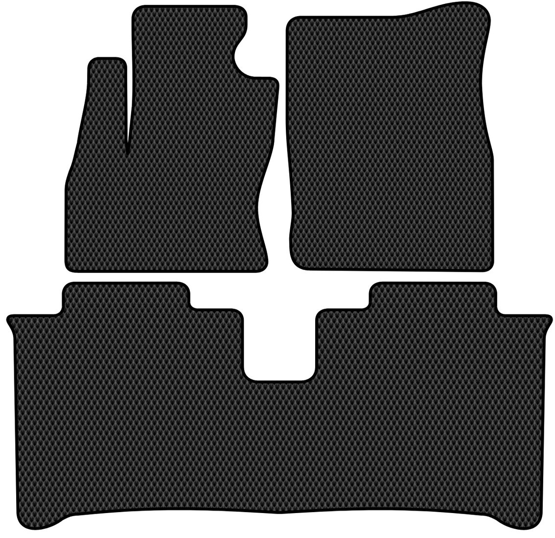 

Комплект ковриков для авто Alicosta Dongfeng E11K I (седан / E11K) 2019 - Н.В. (черный, ромб)