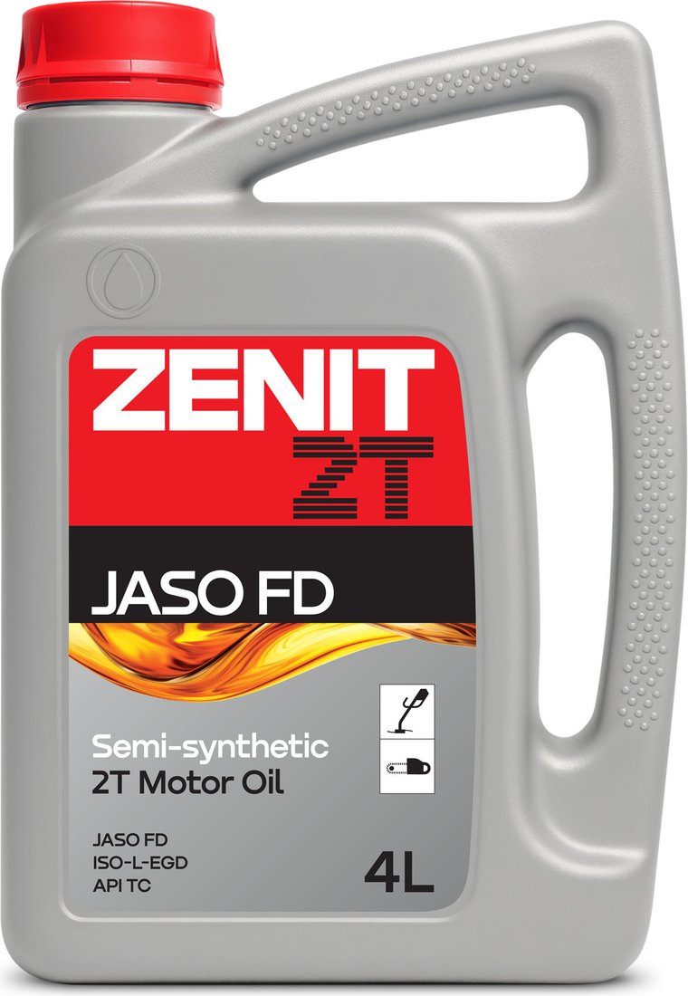 Моторное масло Zenit 2T Jaso FD 4л