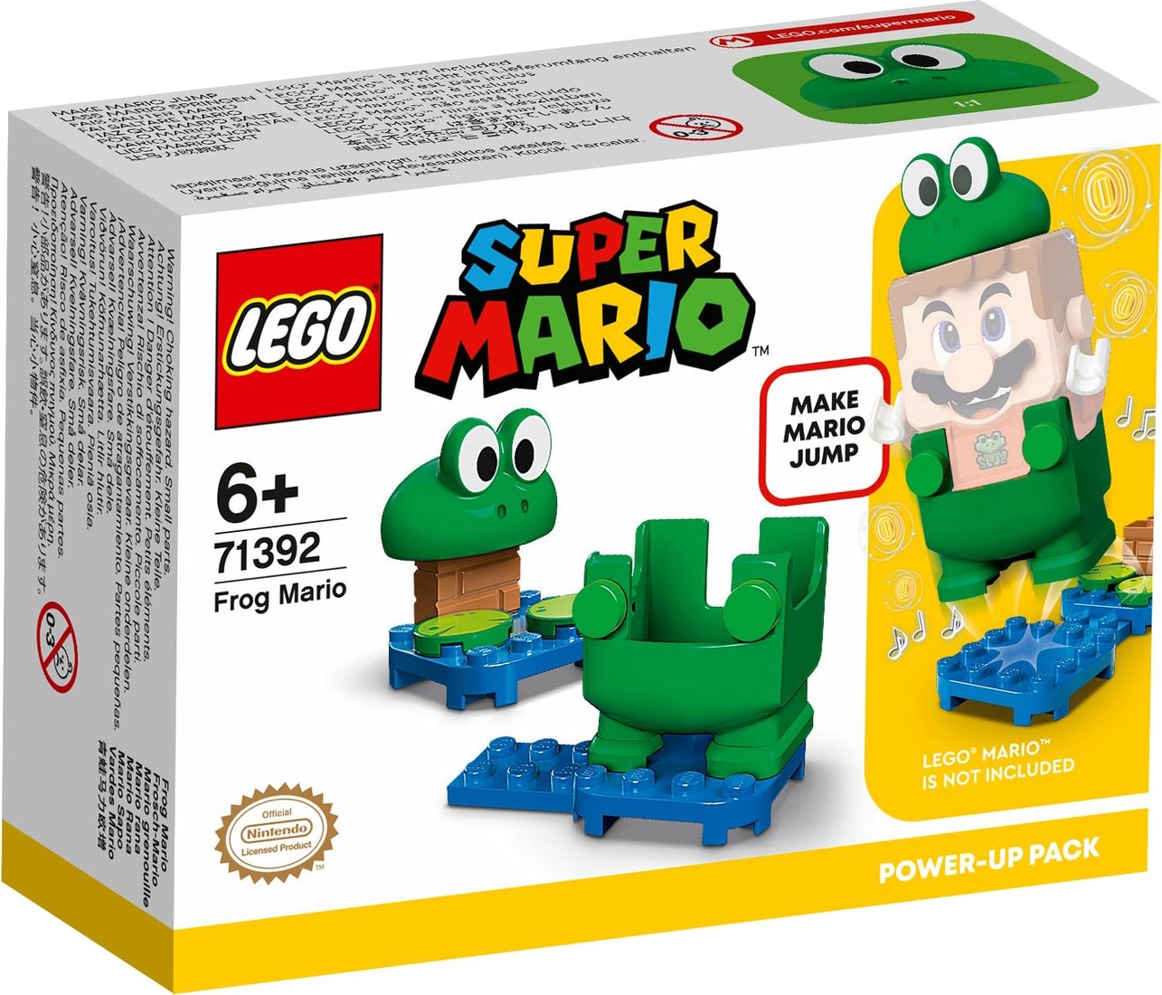 

Конструктор LEGO Super Mario 71392 Марио-лягушка. Набор усилений