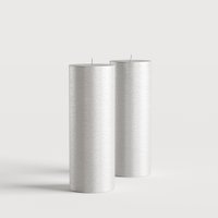 Набор свечей Мелт 200 мм (2 шт, серебряный)