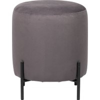 Пуфик ВВР Орегон (графит/черный, велюр)