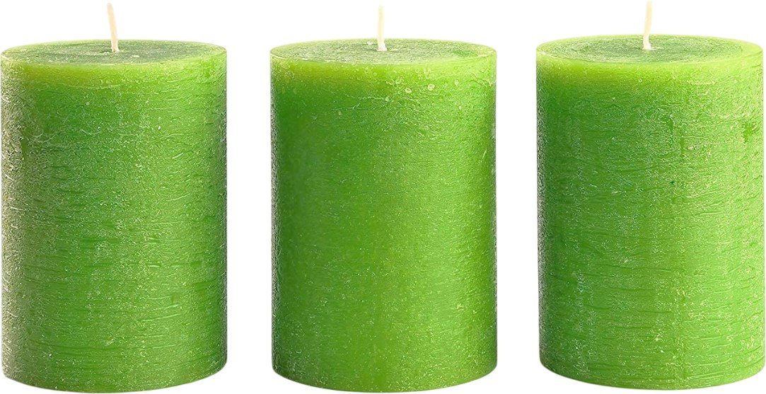 

Набор свечей Мелт 100 мм (3 шт, салатовый)