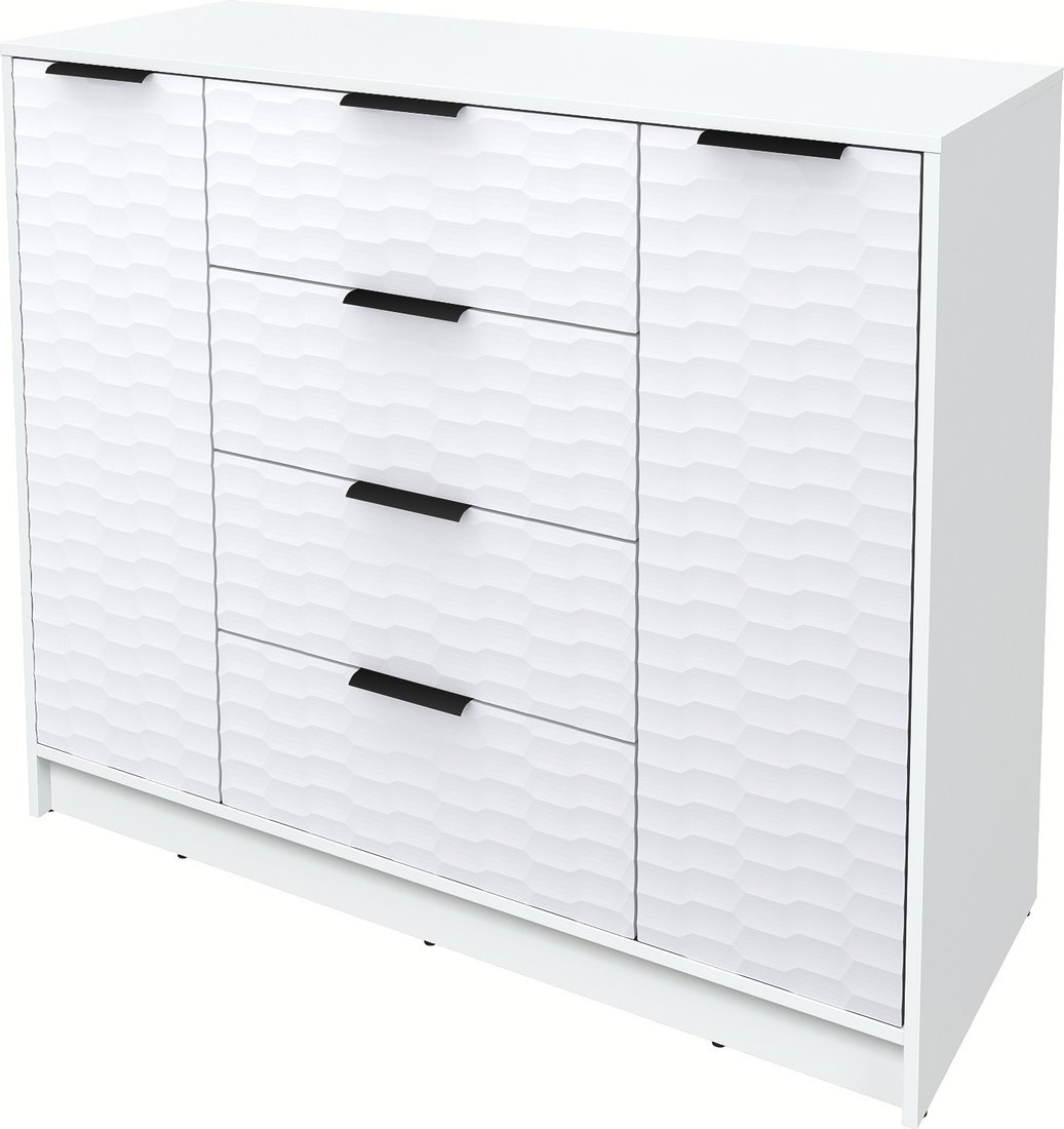 

Тумба Интерлиния Концепт Зодиак КТ-Т120 (белый платинум/белый)