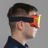 Горнолыжная маска (очки) Sima-Land 3734834 (красный)