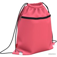 Мешок для обуви Erich Krause 50x41 Neon Coral (с карманом на молнии) 49116