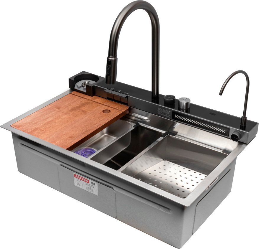 

Кухонная мойка ARFEKA Sensor Eco AR 75x45 (сатин)