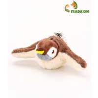 Игрушка для кошек Sima-Land Воробей 10915864 (коричневый)