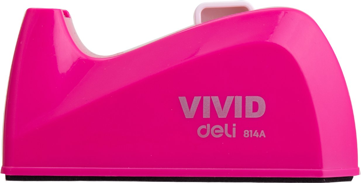 

Диспенсер для скотча канцелярский Deli E814A (розовый)