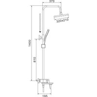 Душевая система  Shevanik S4226H